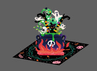 Halloween Cauldron 3D Pop Up Card