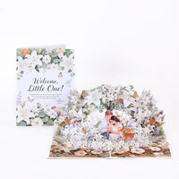 New Baby Welcome Flip Pop Up Card