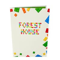 Forest Brick House 3D Pop Up Card
