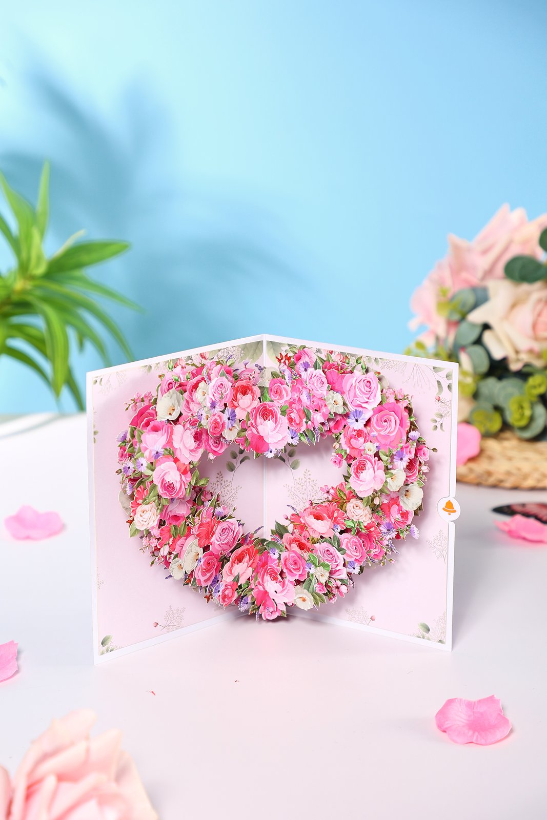 Rose Heart Greeting Card