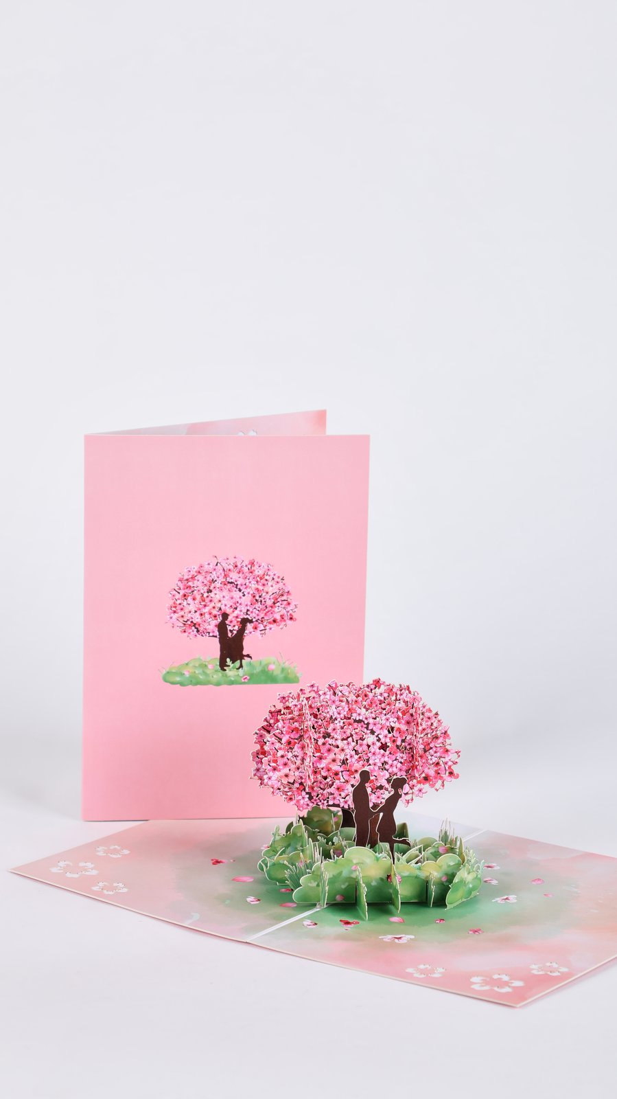 Valentine's Day Cherry Blossom Tree Pop Up Card