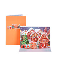 Christmas Sleigh Gift Flip Pop Up Card
