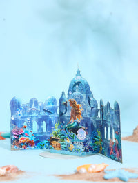 Under The Sea Palace 3D Pop Up Card