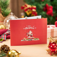 Christmas Santa Claus Jungle Greeting Card