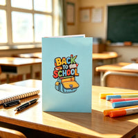 Back To School 3D Pop Up Card