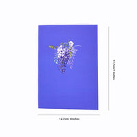 Wisteria Trellis 3D Pop Up Card