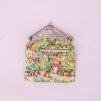 Garden Double Door 3D Pop Up Card