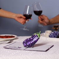 Eggplant Greeting Card