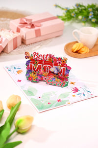 Best Mom Ever Tulip Greeting Card