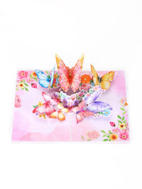 Ballet Dance Shoes Flip Pop Up Card