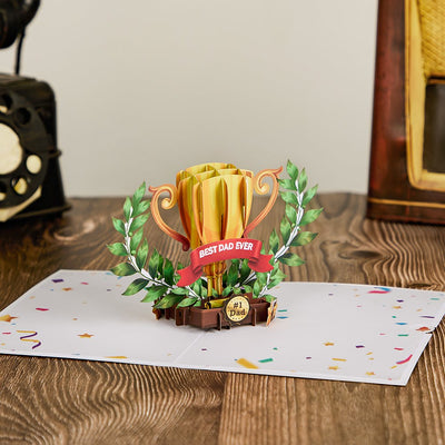 Father's Day Trophy 3D Pop Up Card