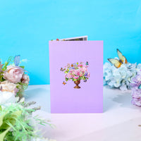 Hydrangea Vase 3D Pop Up Card