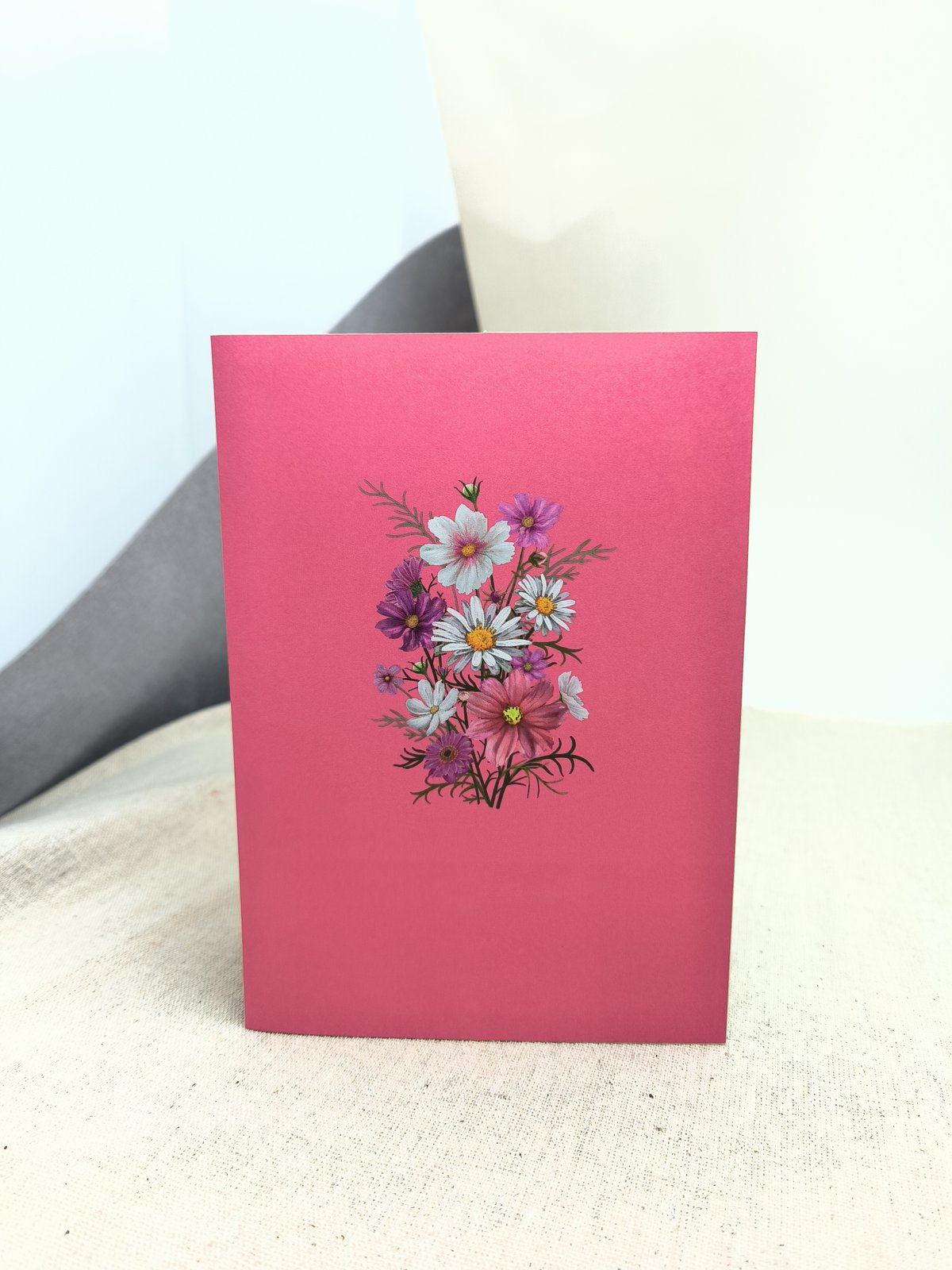 Pink Daisy Greeting Card