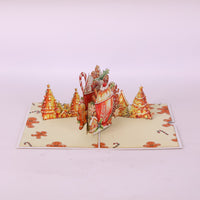 Gingerbread Man Hot Cocoa Greeting Card