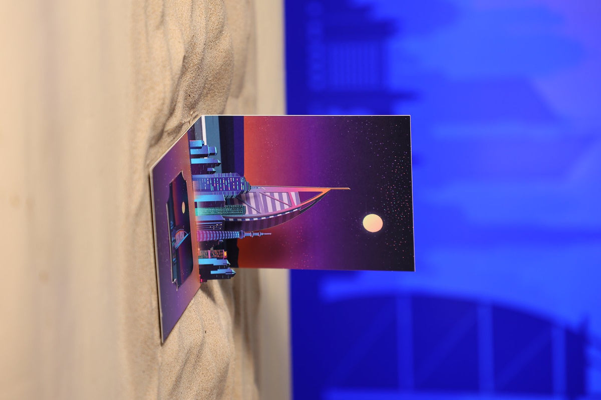 Dubai Burj Al Arab 90° 3D Pop Up Card
