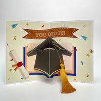 Graduation Hat 3D Pop Up Card