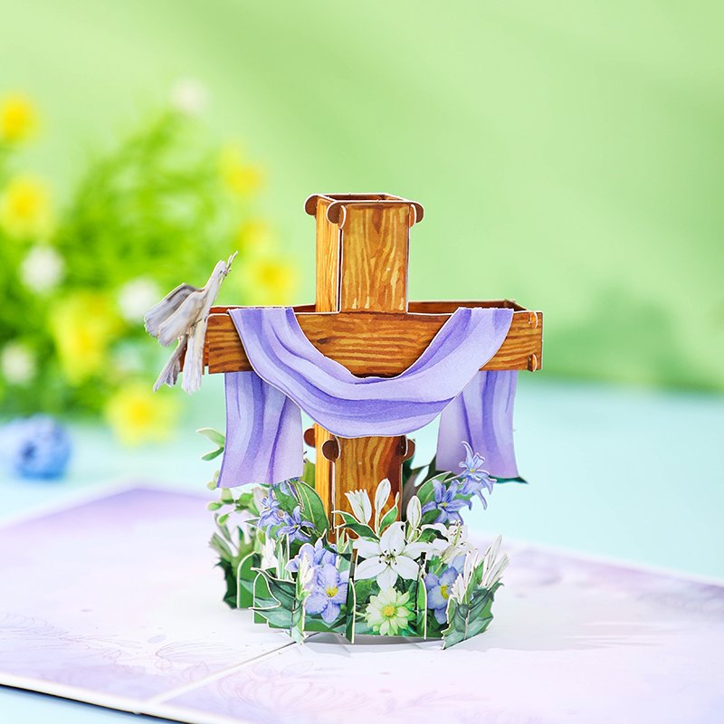 Cross Easter Greeting Card