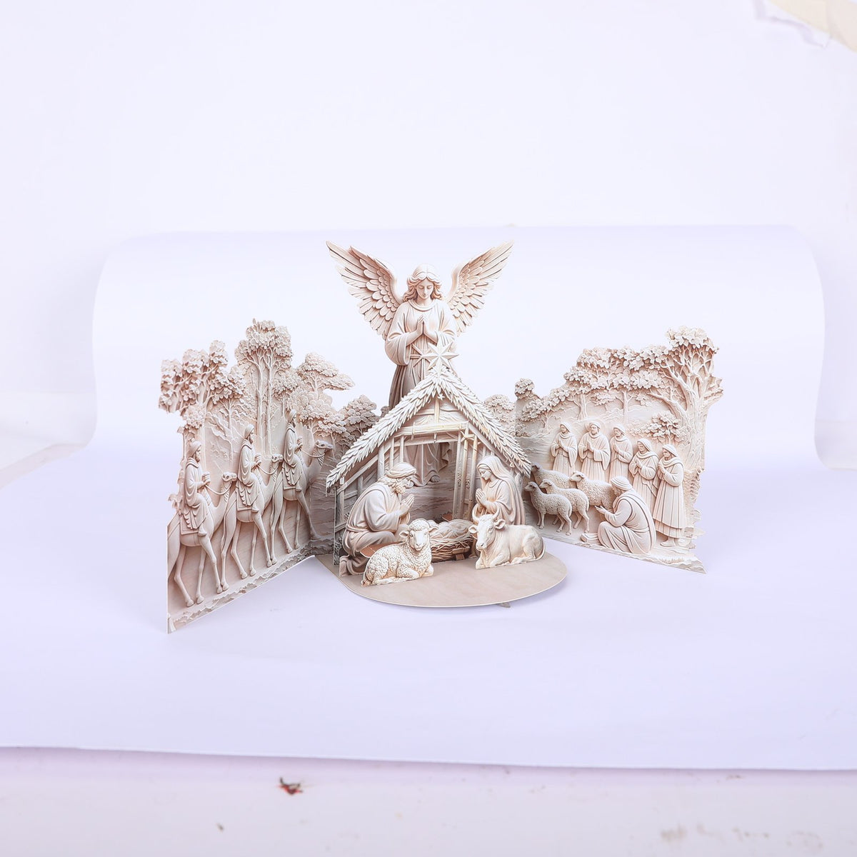 Relief Nativity Greeting Card