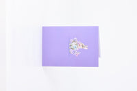 Crescent Moon Lily 3D Pop Up Card