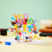 Graduation Balloon 3D Pop Up Card
