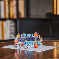 Happy Father's Day Pop-Up Card （Sports）
