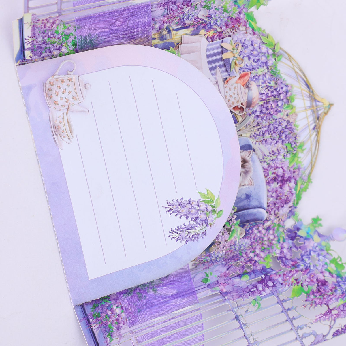 Wisteria Pavilion 3D Pop Up Card