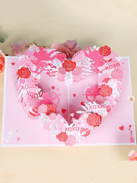 Valentine's Day Cupid Heart Greeting Card