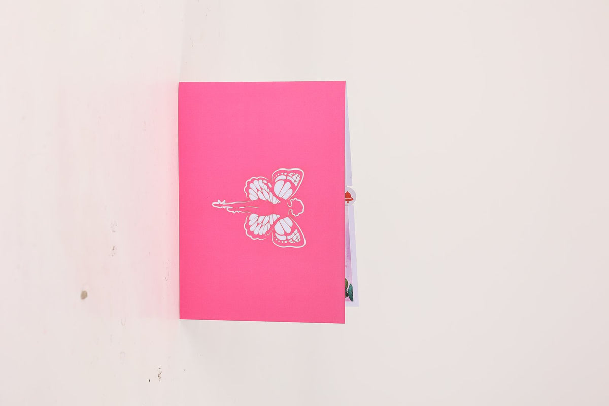 Butterfly Metamorphosis 3D Pop Up Card