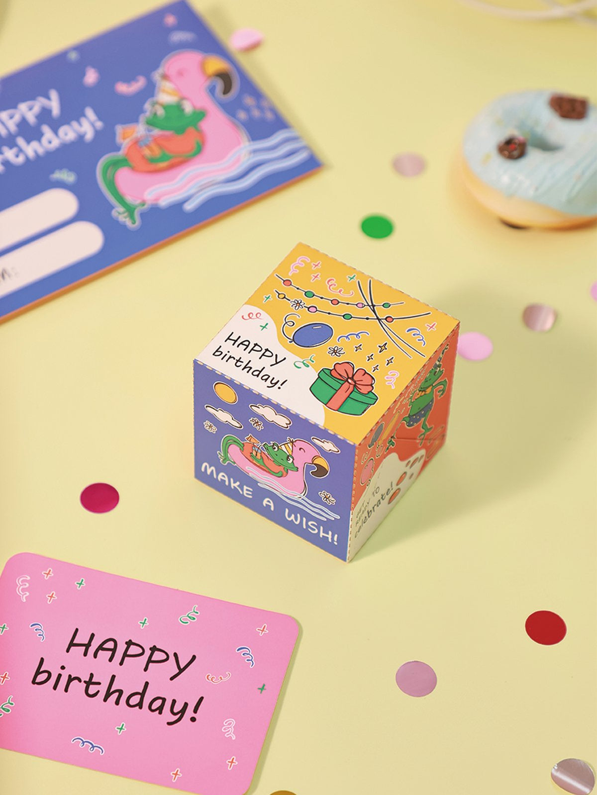 Frog Birthday Surprise Pop Up Greeting Card