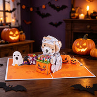 Halloween Bear 3D Pop Up Card