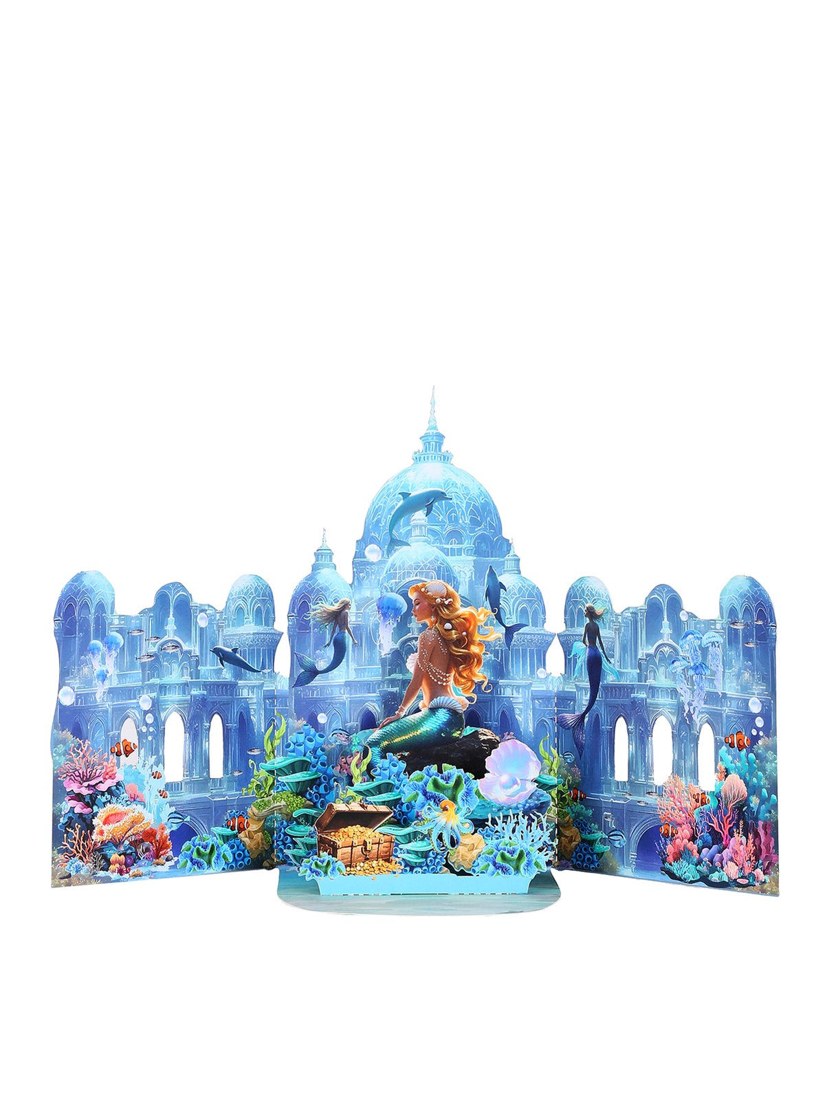 Under The Sea Palace 3D Pop Up Card