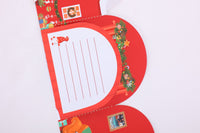 Christmas Red Brick House 3D Pop Up Card