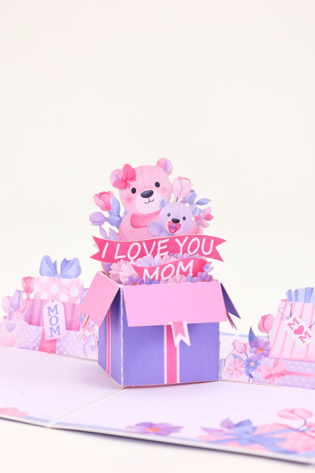 Mother's Day Bear 3D Pop Up Card