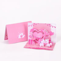 Valentine's Day Puppy 90° 3D Pop Up Card
