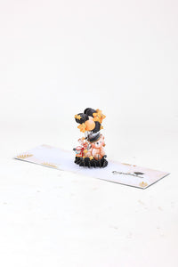 Graduation Season Little Bear Pop Up Card