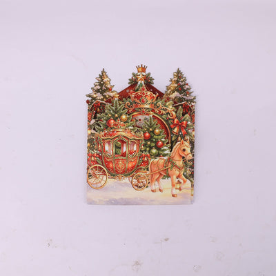 Christmas Nutcracker Double Door Pop Up Card