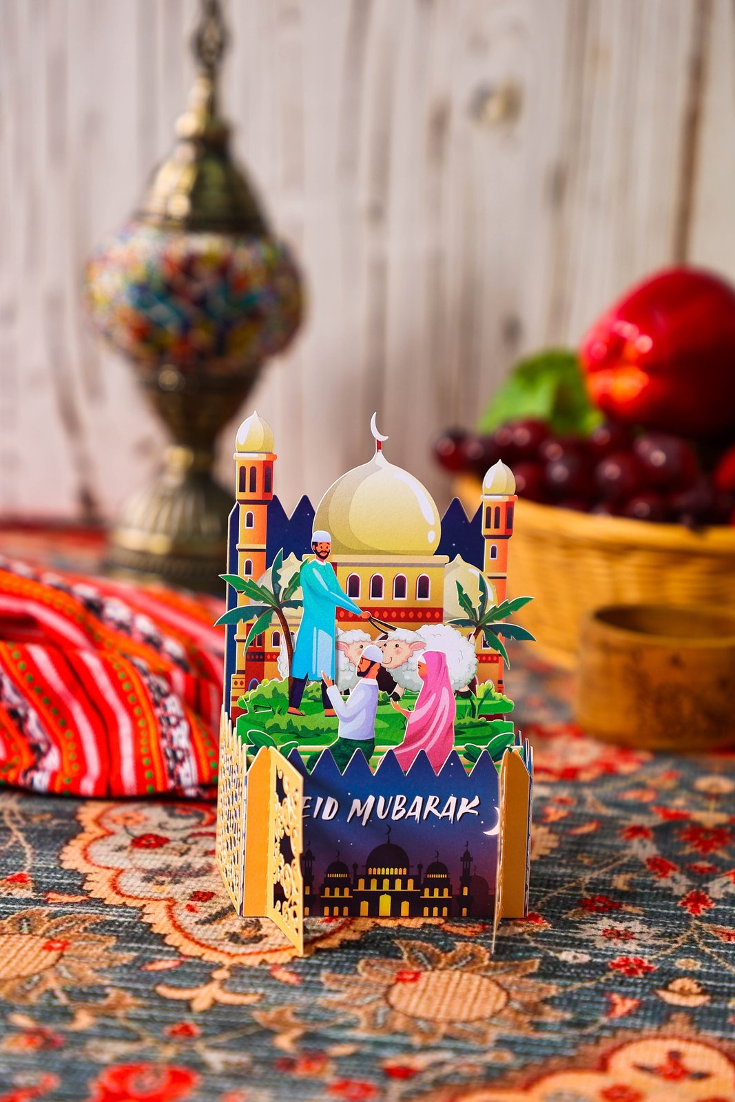 Muslim Festival 3D Pop Up Card