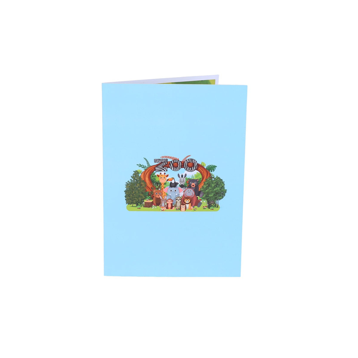 Animals Garden 3D Pop Up Card