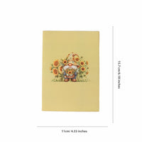 Sunflower Gnome Greeting Card