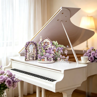 Wisteria Garden Double Door Card