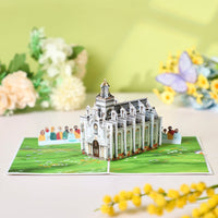 Cross Angel Flip Pop Up Card