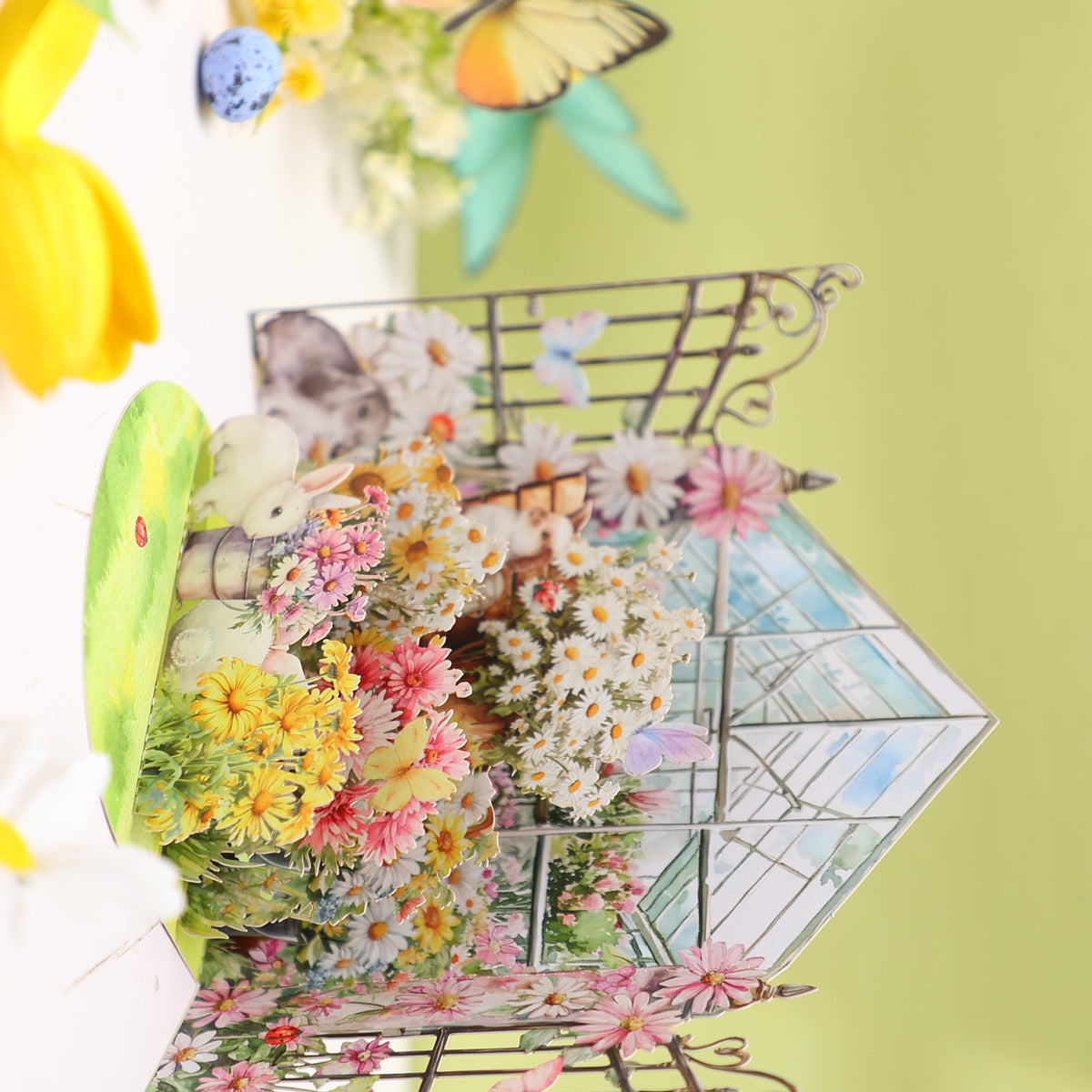 Flower Trellis Gazebo 3D Pop Up Card
