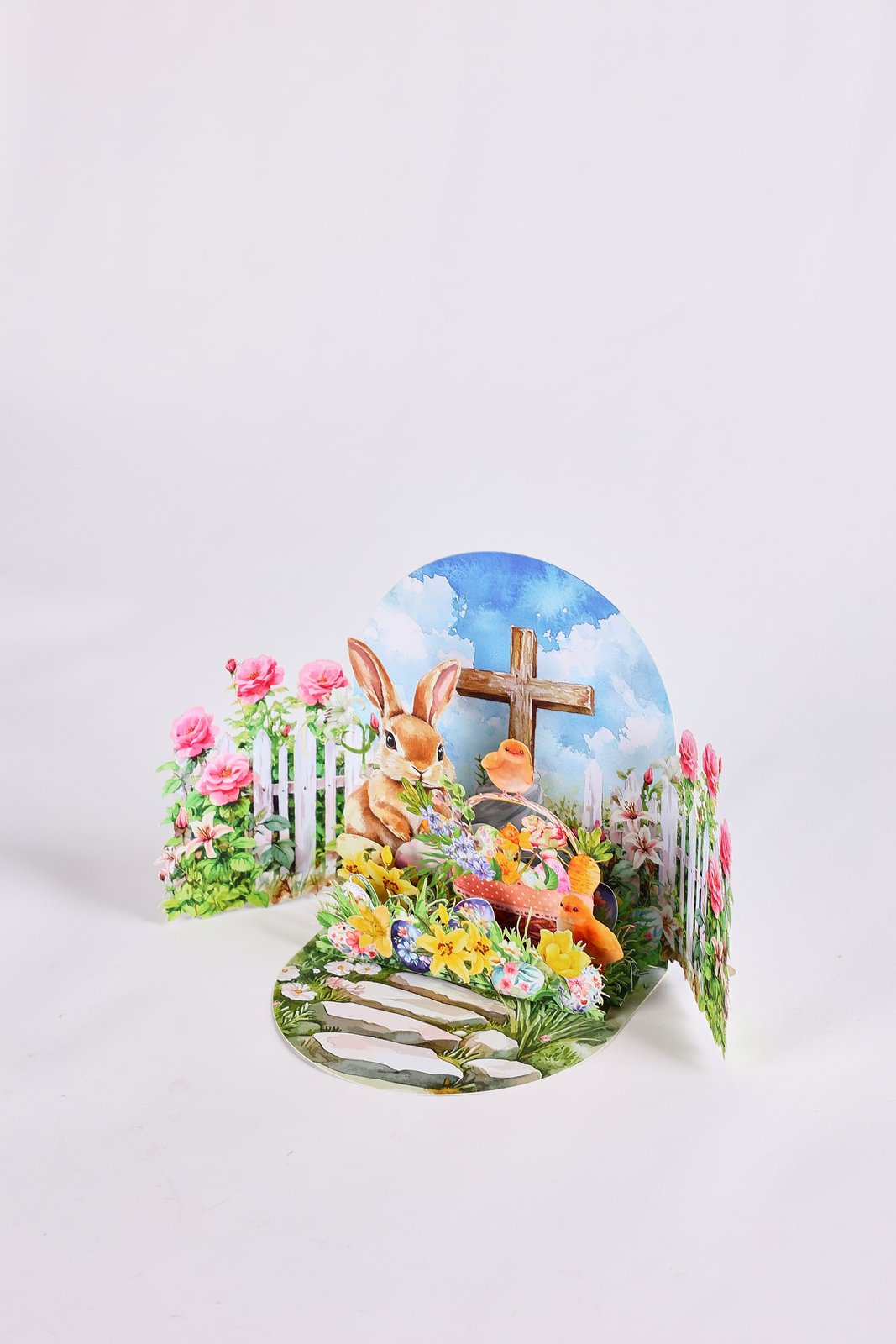 Easter Double Door Pop Up Card