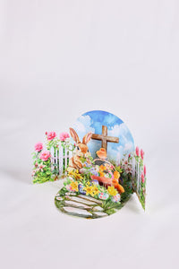 Easter Double Door Pop Up Card