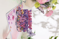 Purple Mother's Day Floral 3D Pop Up Card