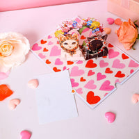 Valentine's Day Black White Cat 3D Pop Up Card