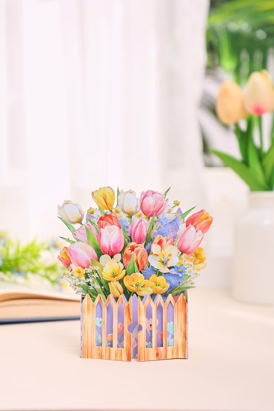 Heart Tulip Greeting Card