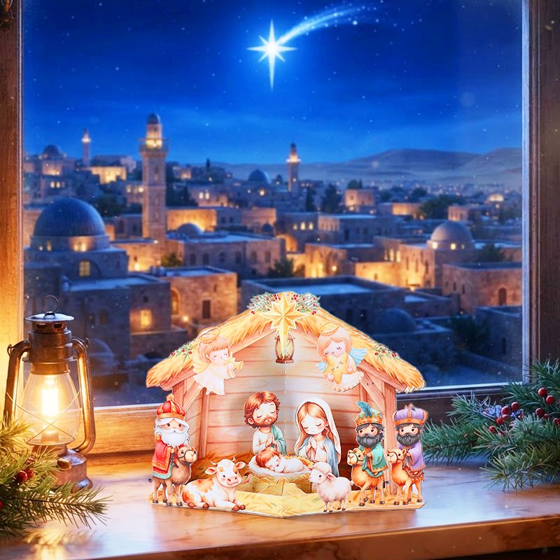 Cartoon Jesus Ornament