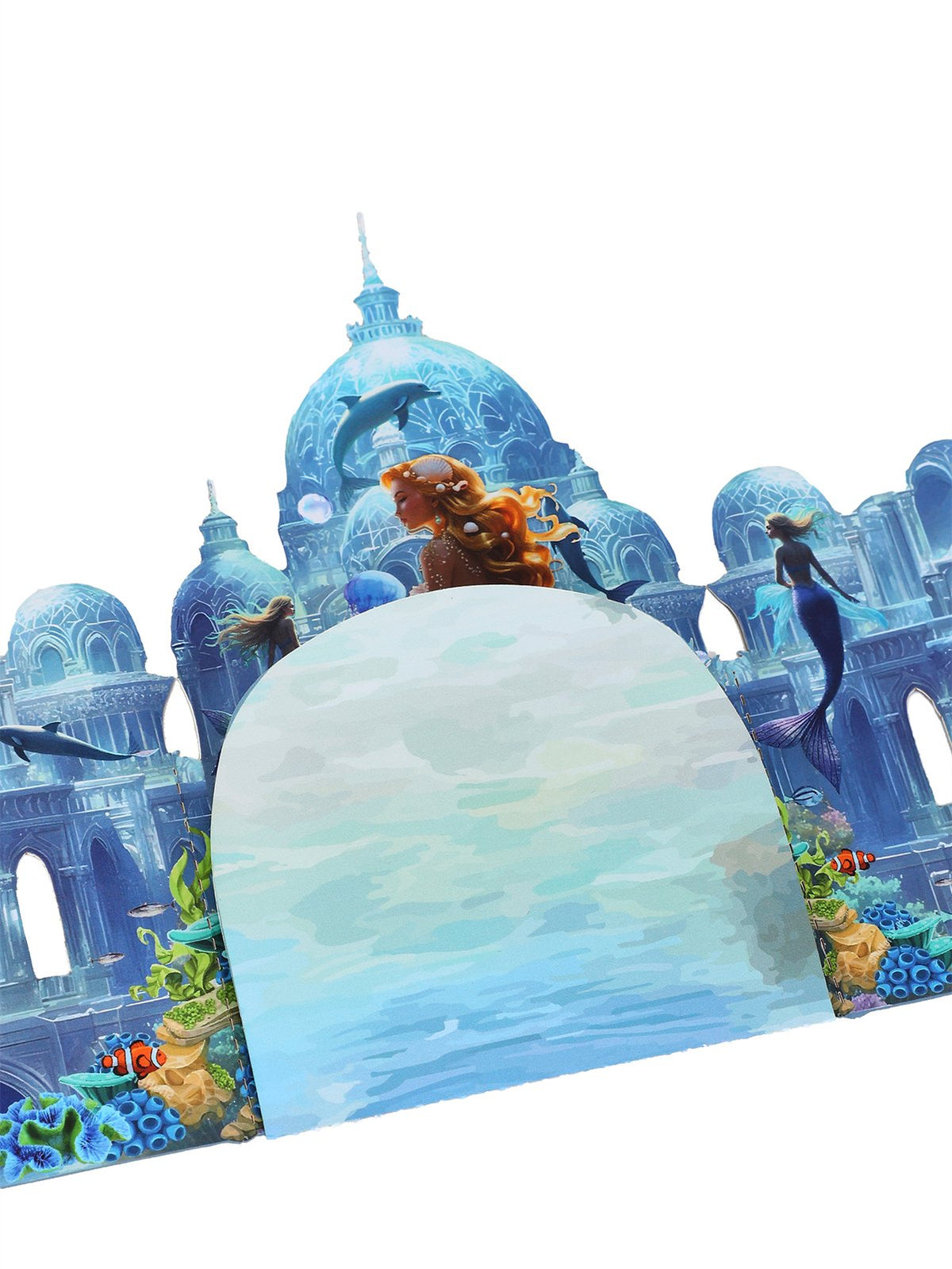 Under The Sea Palace 3D Pop Up Card