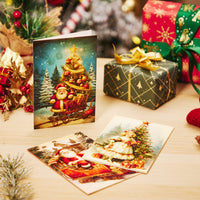 Christmas Vintage Flat Greeting Card